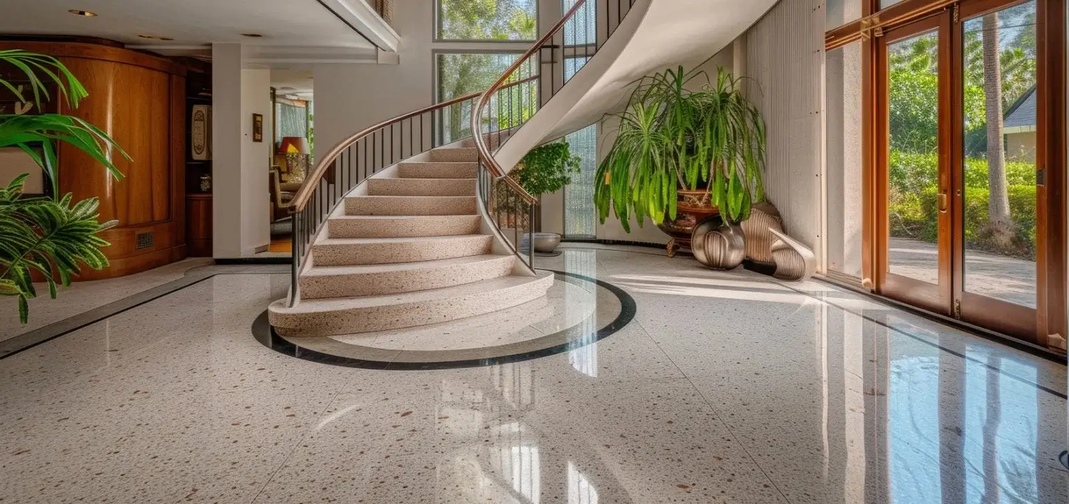 Polished Terrazzo Floor